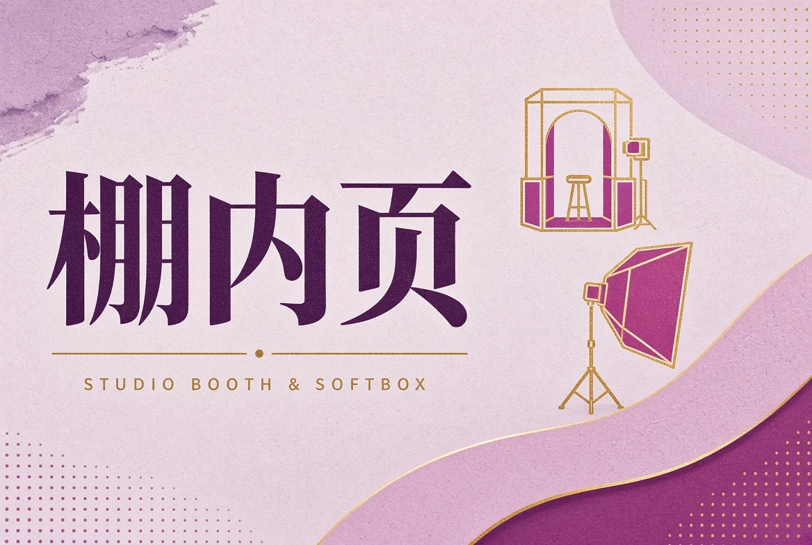 棚内页摄影现场